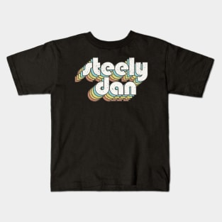 vintage color steely dan Kids T-Shirt